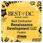 2021Best Contractor in DC Finalist Award Badge