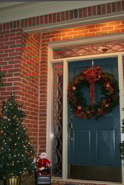 Decorate-Door-of-Historic-Brick-Home-for-the-Holidays-Vintage-Wreath-Renaissance-Development-DC