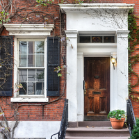 Greek elements on Row Homes Renaissance DC-1