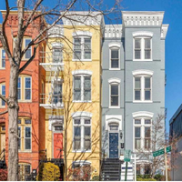 Italianate elements on Row Homes Renaissance DC