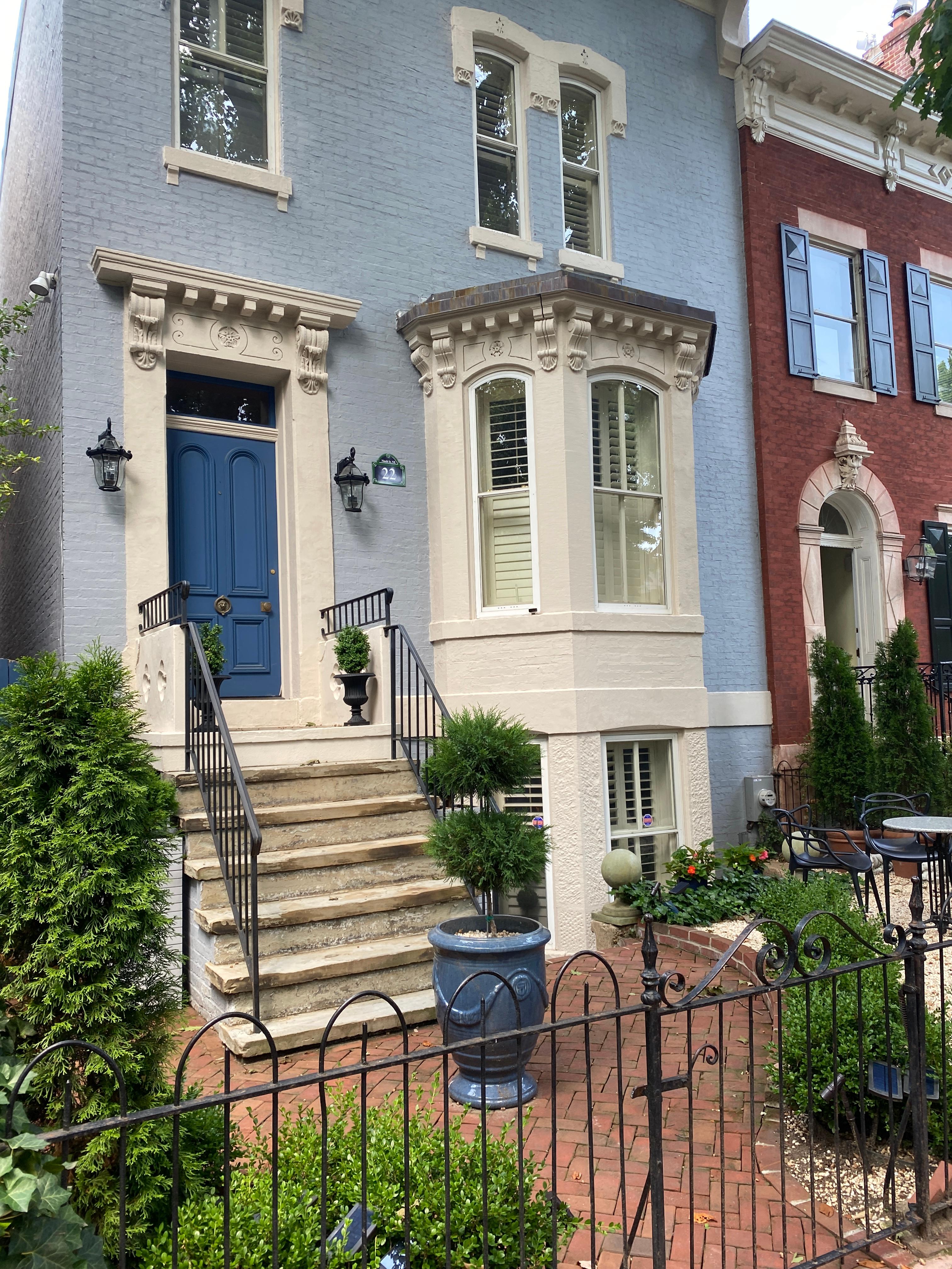 Historic Capitol Hill Row Home with Brick Hardscaping. Renaissance Development DC..  